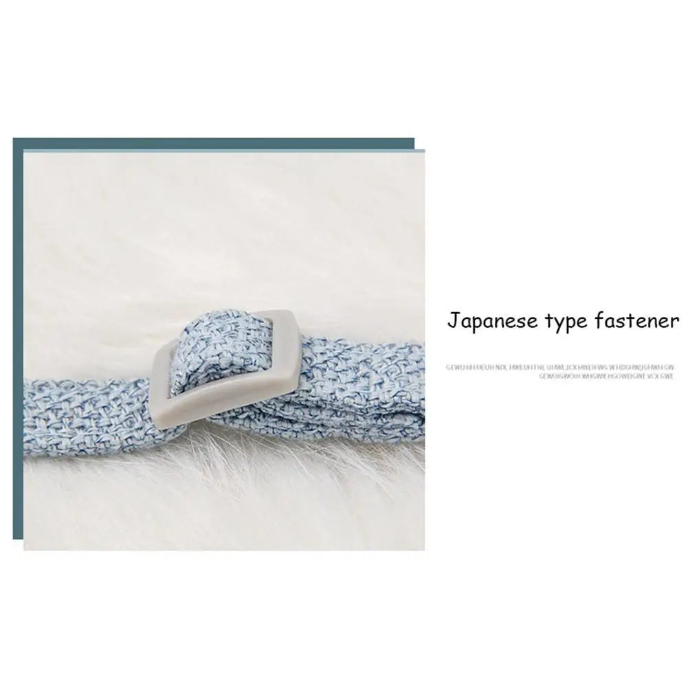 harnais pour chat bleu