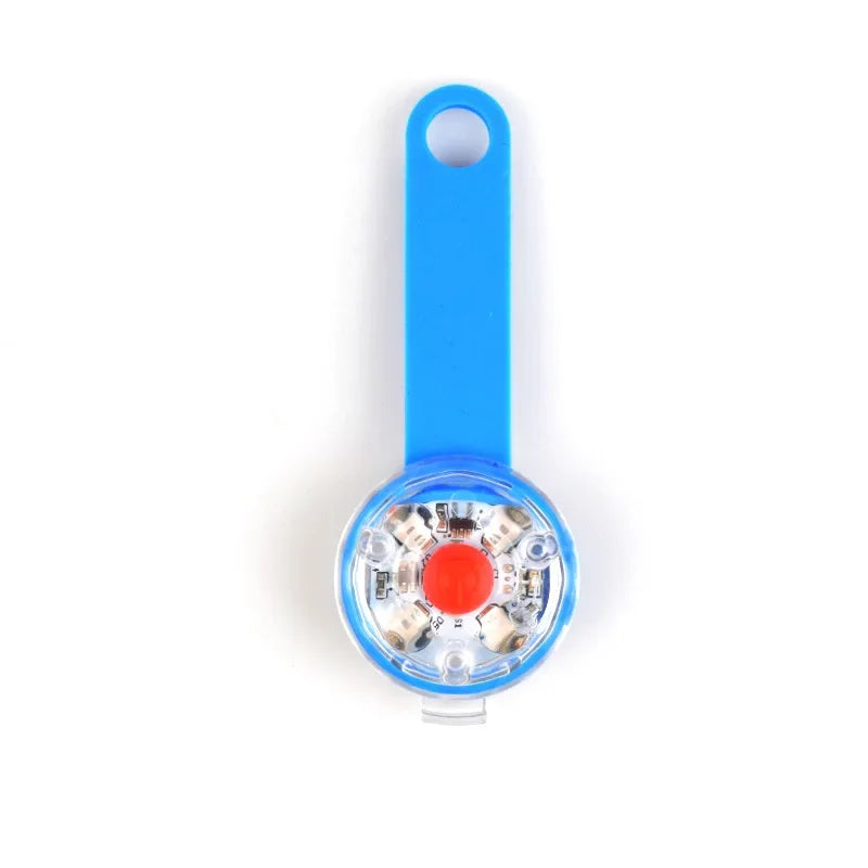 Pendentif lumineux LED bleu pour collier de chat