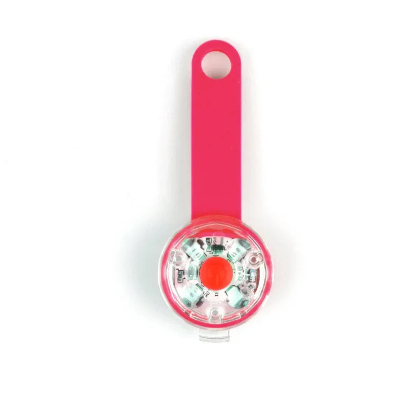 Pendentif lumineux LED rouge pour collier de chat