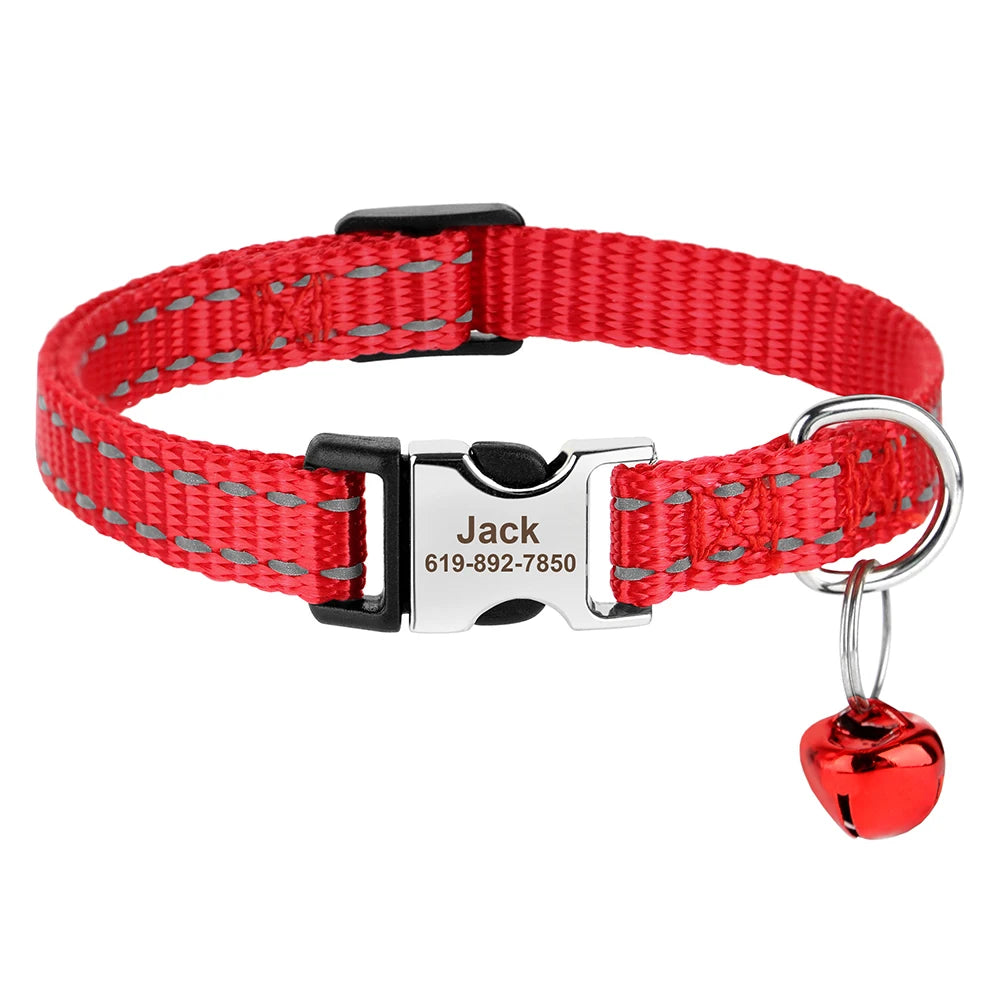 Collar para gato con cierre grabado – Personalización gratuita | Chic et Chat