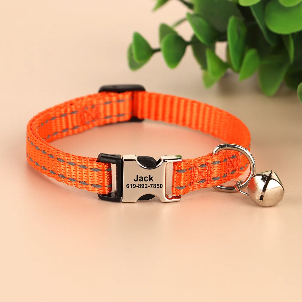 Collar para gato con cierre grabado – Personalización gratuita | Chic et Chat