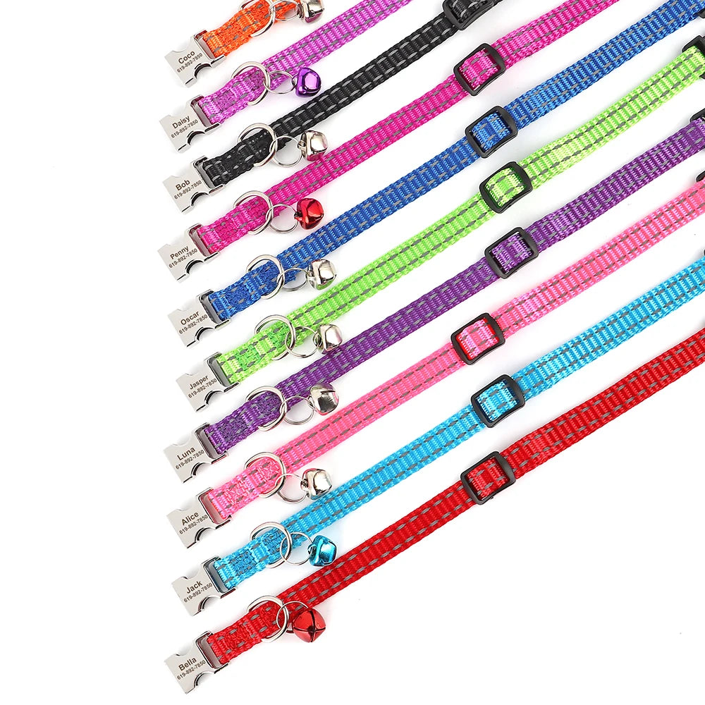 Collar para gato con cierre grabado – Personalización gratuita | Chic et Chat