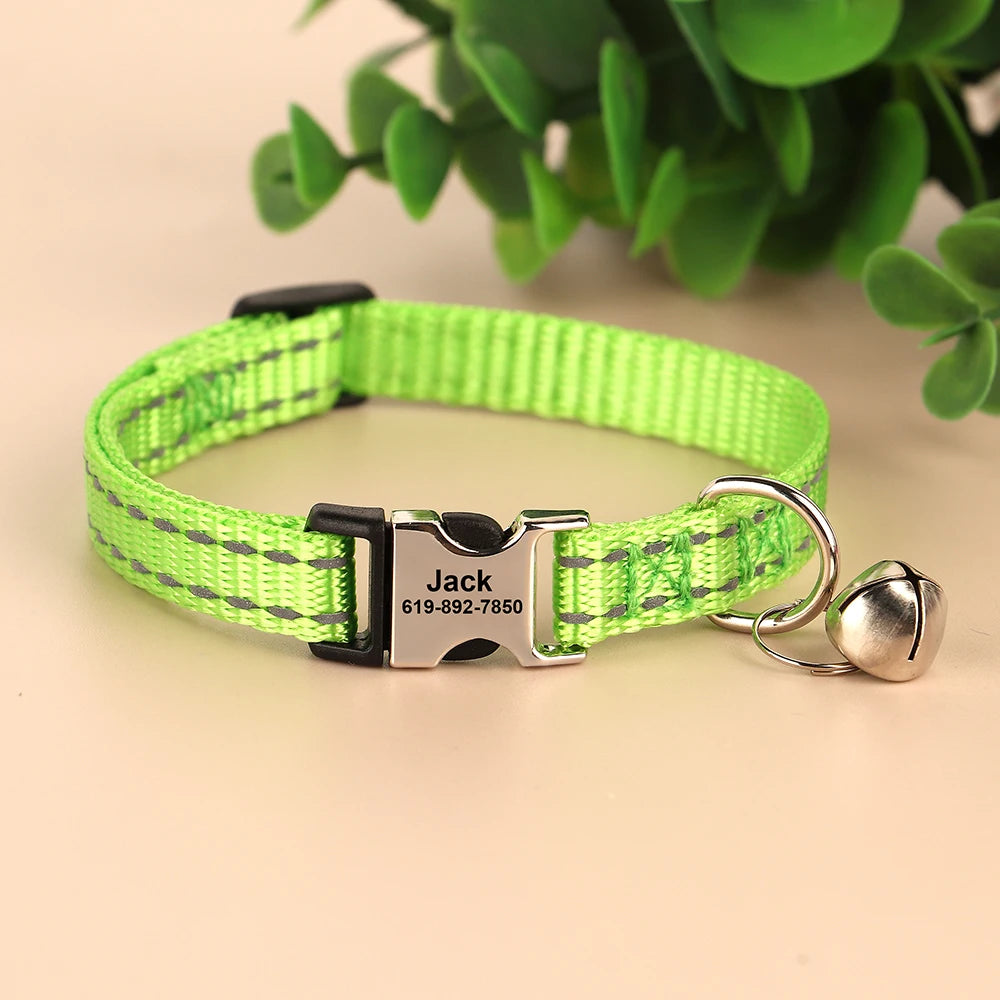 Collar para gato con cierre grabado – Personalización gratuita | Chic et Chat