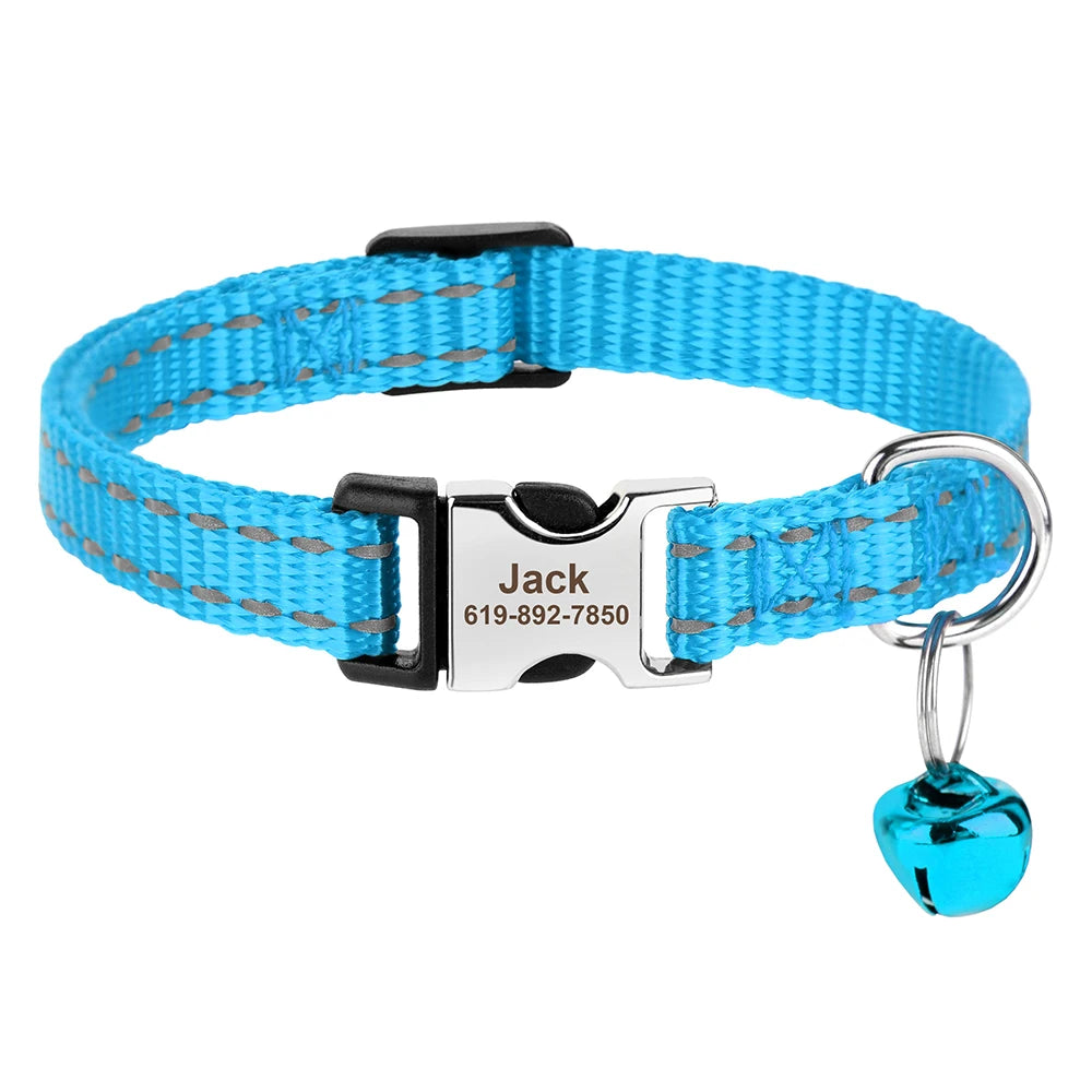 Collar para gato con cierre grabado – Personalización gratuita | Chic et Chat