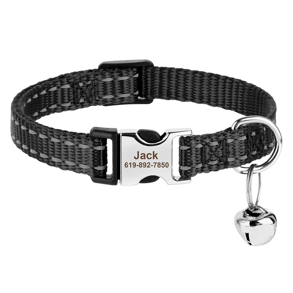 Collar para gato con cierre grabado – Personalización gratuita | Chic et Chat