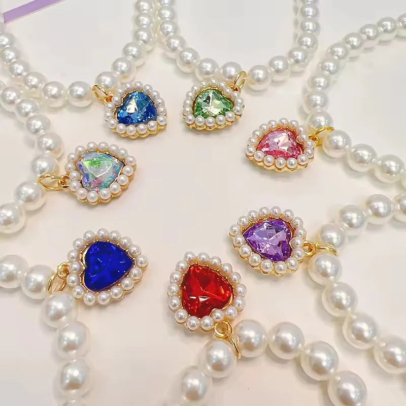 Collier de perles pour chat plusieurs coloris