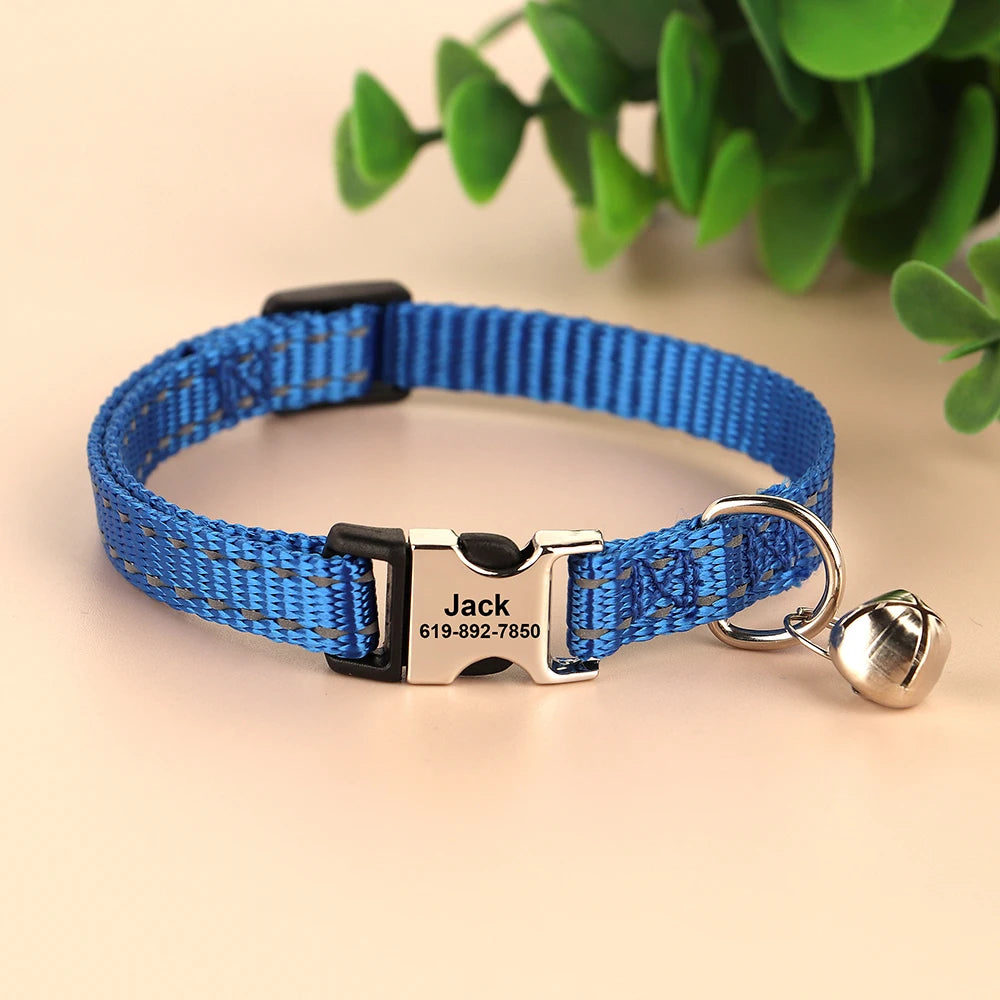 Collar para gato con cierre grabado – Personalización gratuita | Chic et Chat