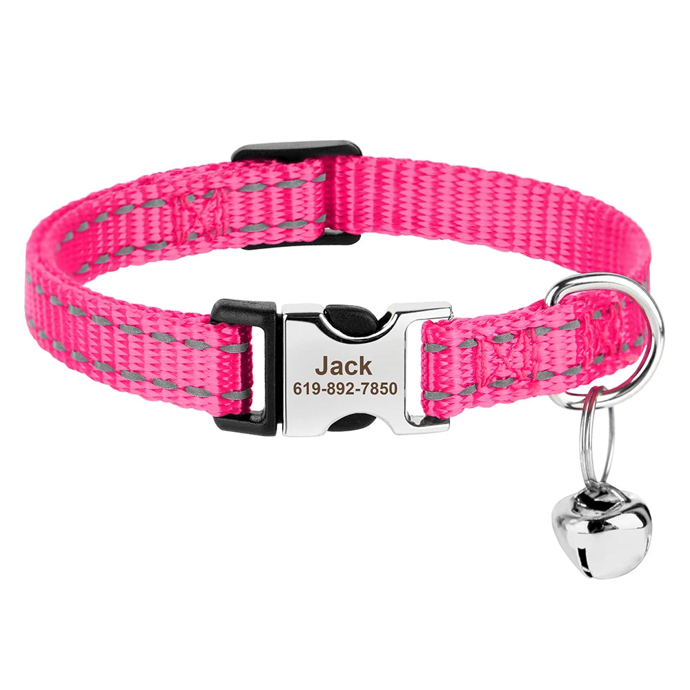 Collar para gato con cierre grabado – Personalización gratuita | Chic et Chat