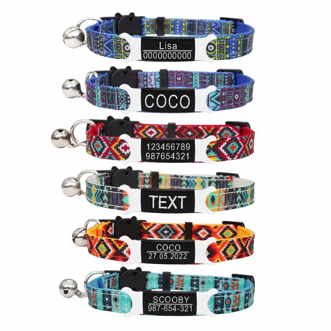 collier personnalisé pour chat
