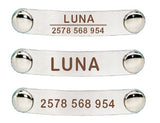 plaques argent collier