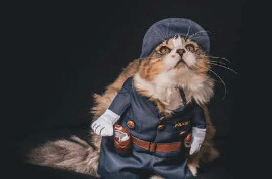 Cat Police Costume, Hilarious Outfit - M | Chic et Chat