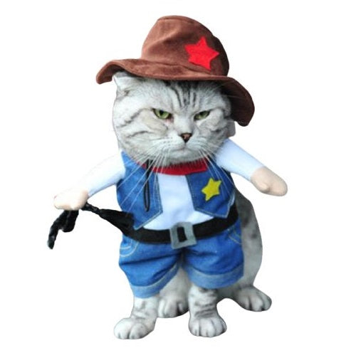 costume pour chat shérif