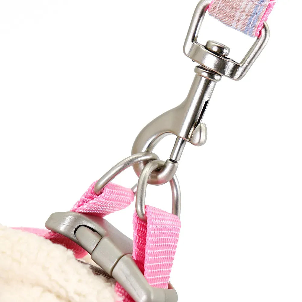 Harnais pour chat rose | Chic et Chat