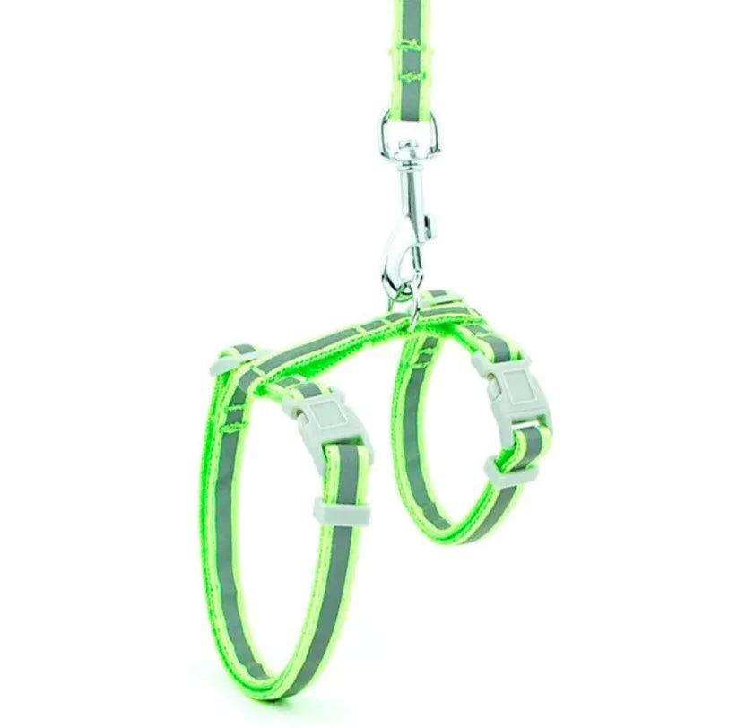 Personalized Reflective Cat Harness, Free Engraving | Chic et Chat