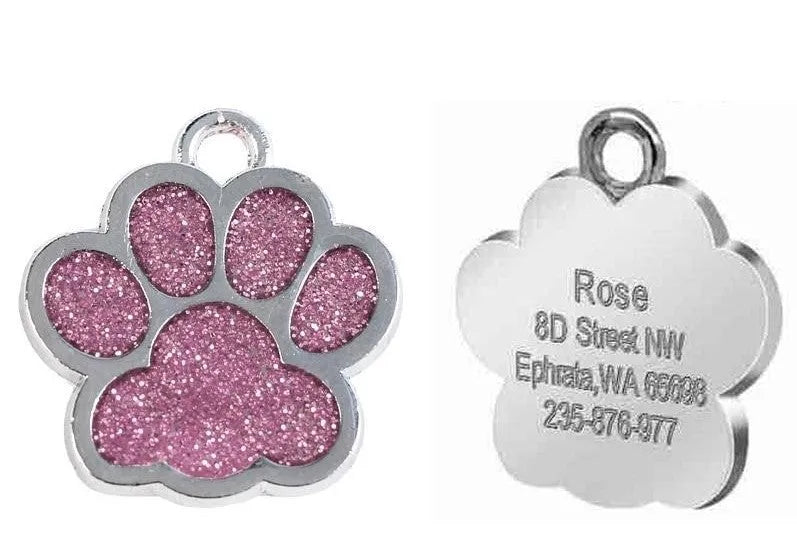 chapa grabada rosa | Chic et Chat