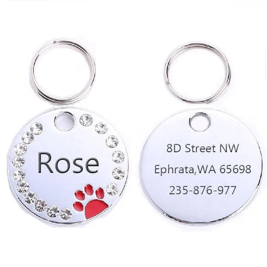 médaille pour chat bling bling