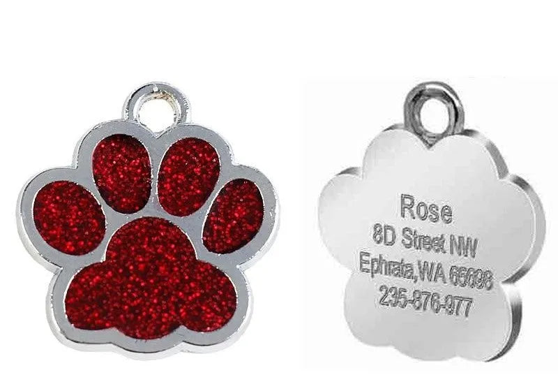chapa grabada roja | Chic et Chat