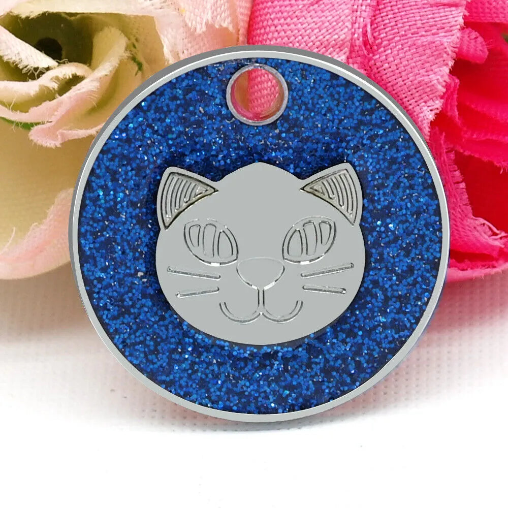 chapa azul para gato | Chic et Chat