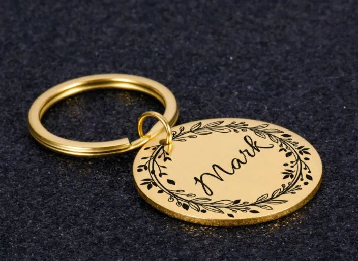 médaille or à personnaliser chat