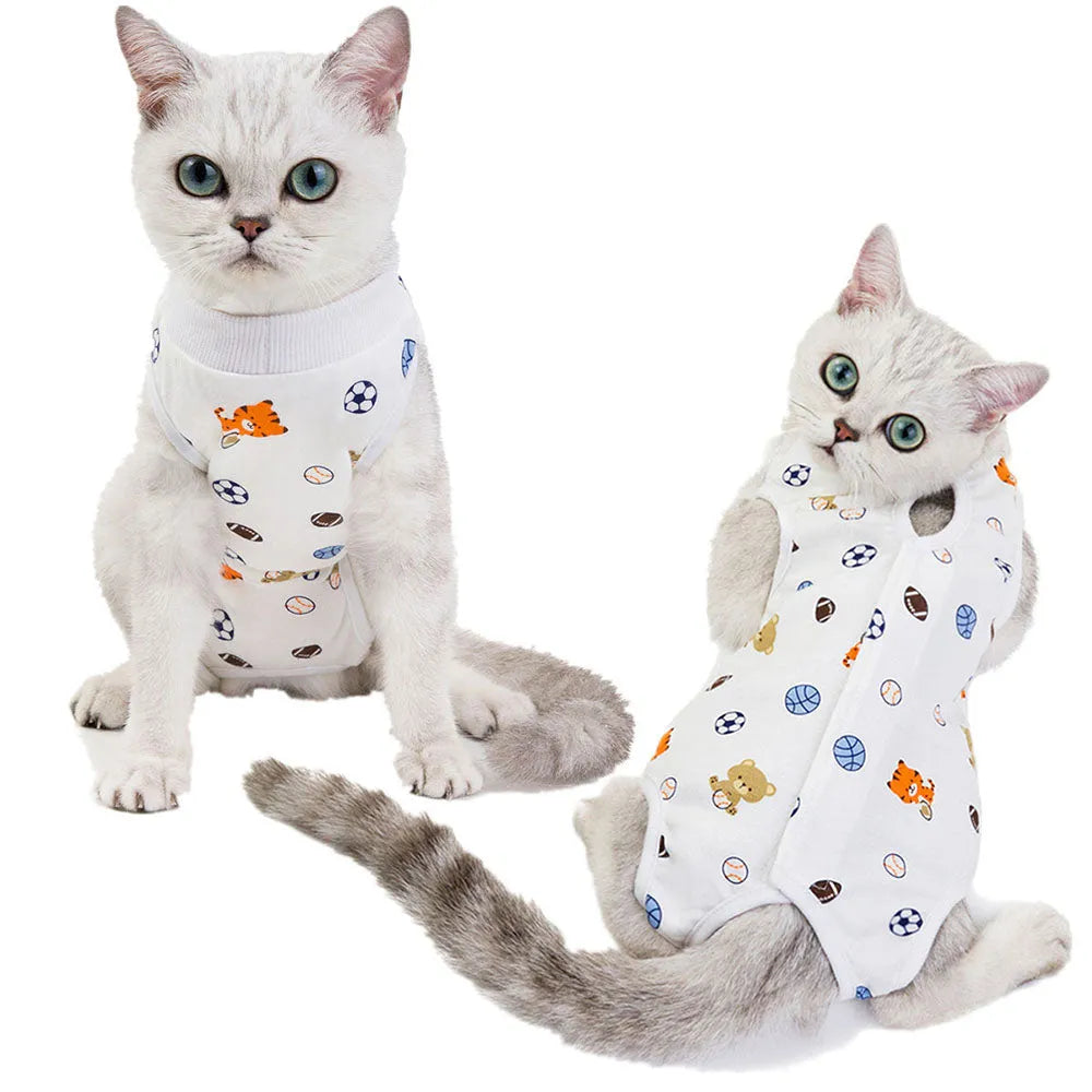 Body postoperatorio para gato - Fresa | Chic et Chat