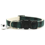 collier personnalisé pour chat vert