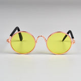 lunettes de soleil pour chats jaune
