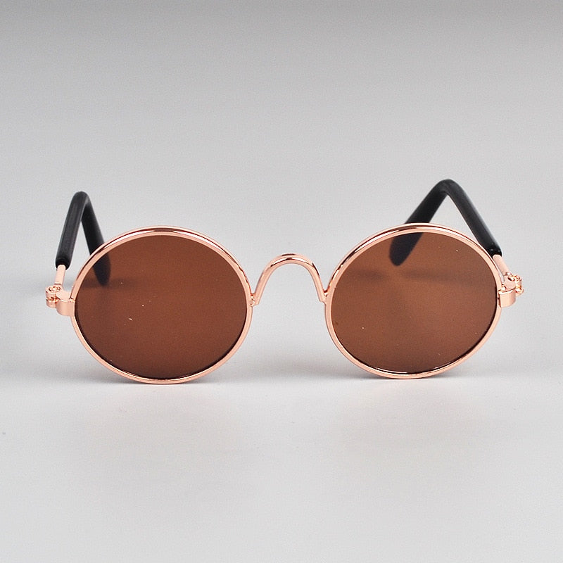 lunettes de soleil pour chats marron