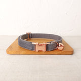 Collier personnalisé pour chat gris