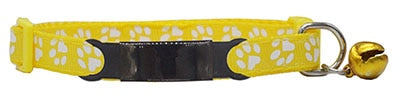 collier nylon à personnaliser avec plaque jaune