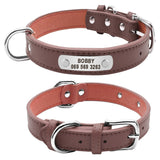 collier personnalisable en cuir pour chat