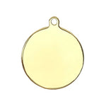 pendentif pour chat rond or