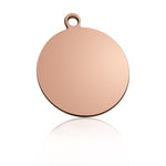 pendentif pour chat rose rond