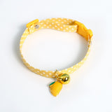 Collier pour chat jaune
