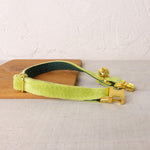 Collier personnalisé pour chat jaune