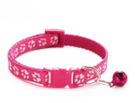 collier pour chat nylon rose