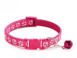 collier pour chat nylon rose