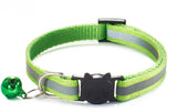 Collier en nylon avec bande réfléchissante