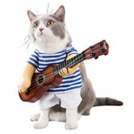 costume de chat guitare
